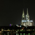 Nächtliches Panorama von Köln