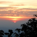Sonnenuntergang über Kirchheim unter Teck