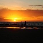 Sonnenuntergang am Strand